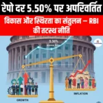 रेपो दर 5.50% पर अपरिवर्तित (Repo rate unchanged at 5.50%) | Ankit Avasthi Sir