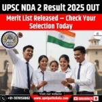UPSC NDA 2 Result 2025 OUT