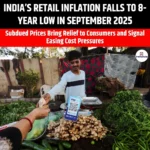 India’s Retail Inflation Falls to 8-Year Low in September 2025
