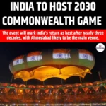 India to Host 2030 Commonwealth Games