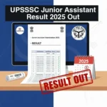 UPSSSC Junior Assistant Result 2025 Out