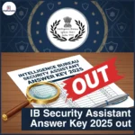 IB Security Assistant Answer Key 2025 OUT
