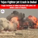 Tejas Fighter Jet Crash in Dubai