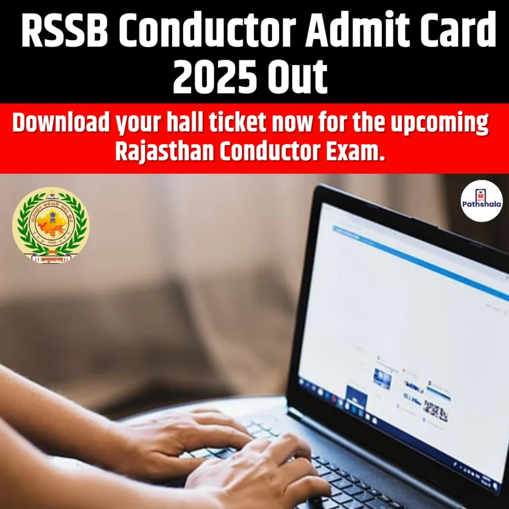 RSSB Conductor Admit Card 2025 Out