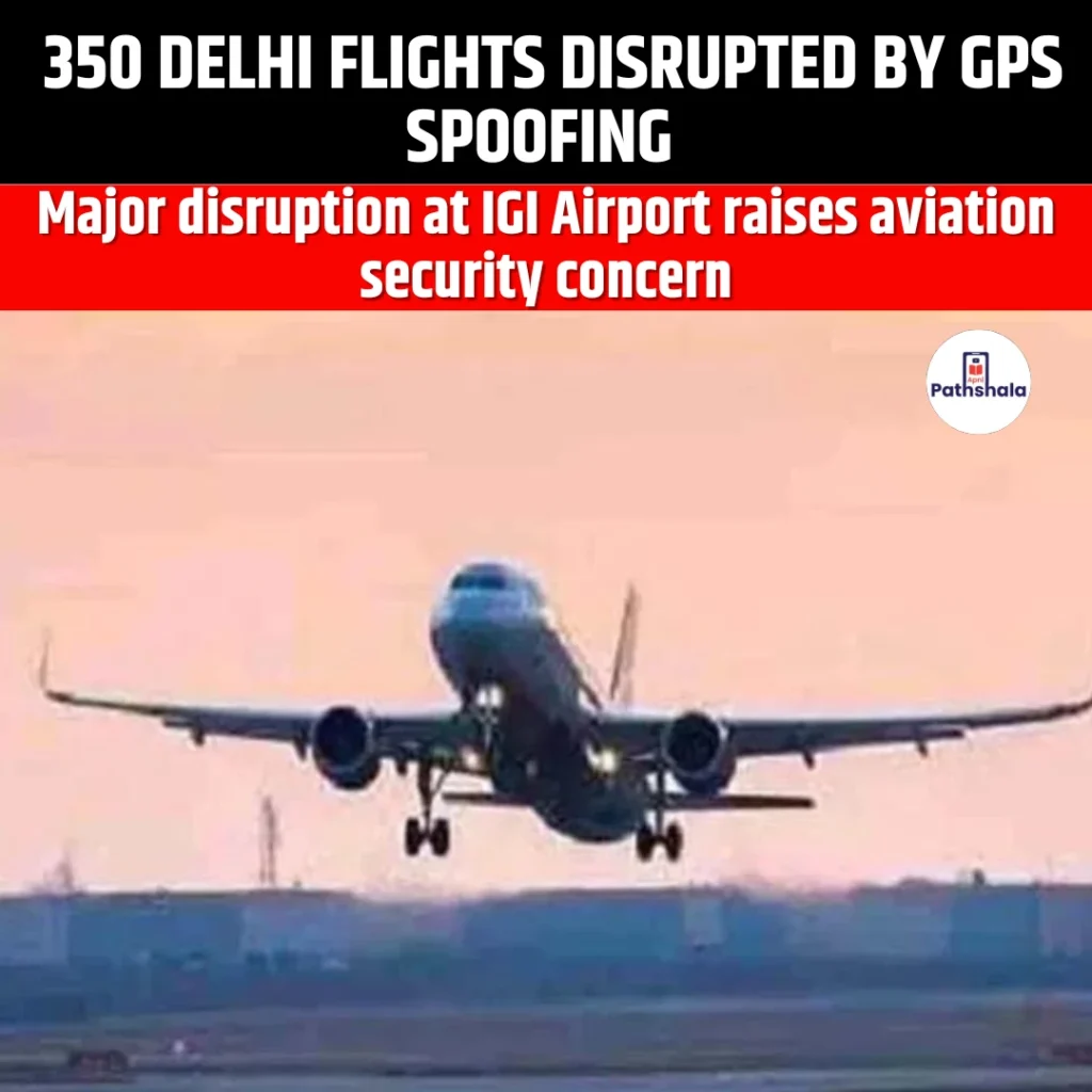 350 Delhi Flights Disrupted by GPS Spoofing