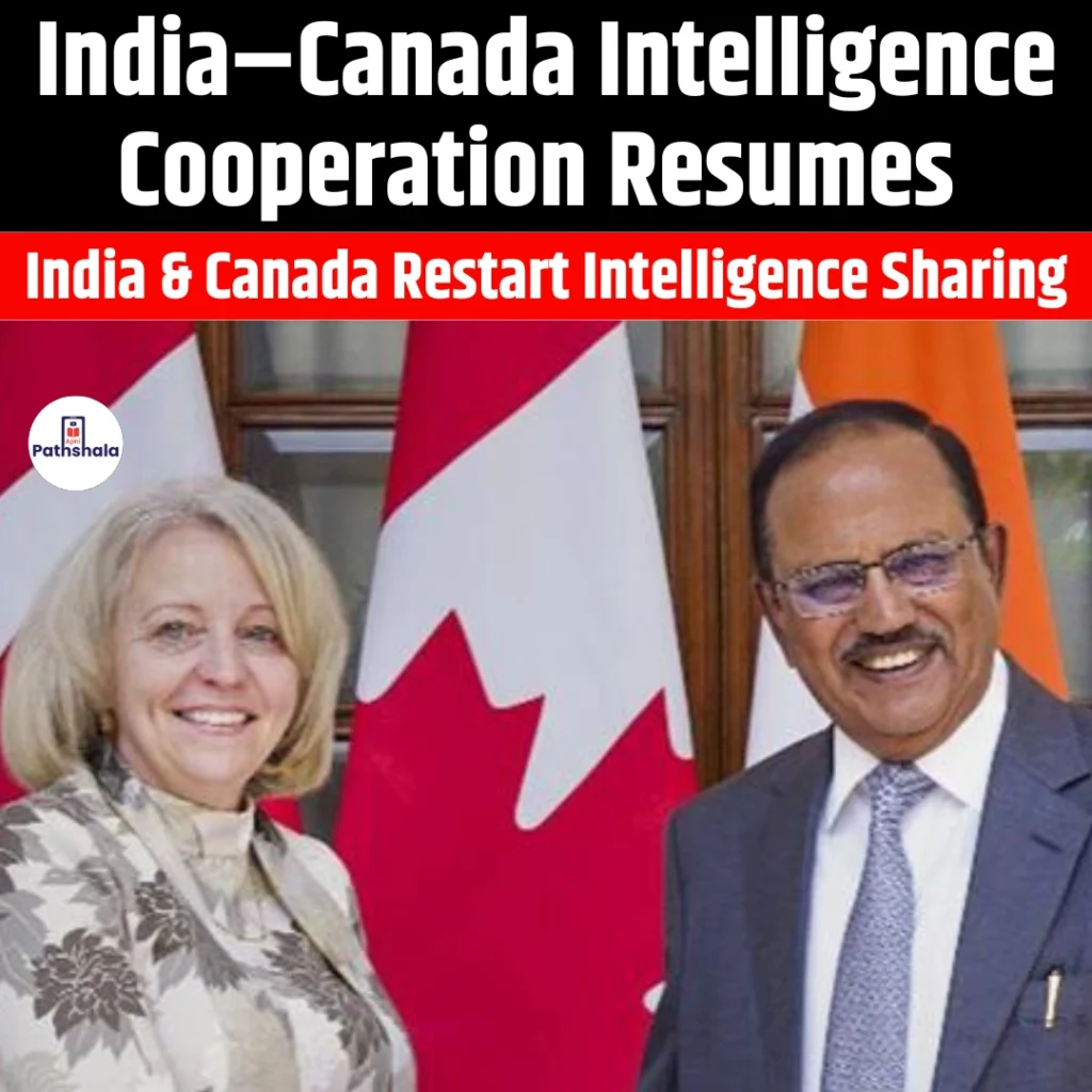 India Canada Intelligence Cooperation Resumes