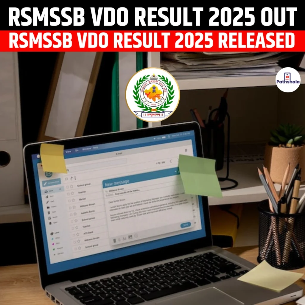 RSMSSB VDO Result 2025 Out