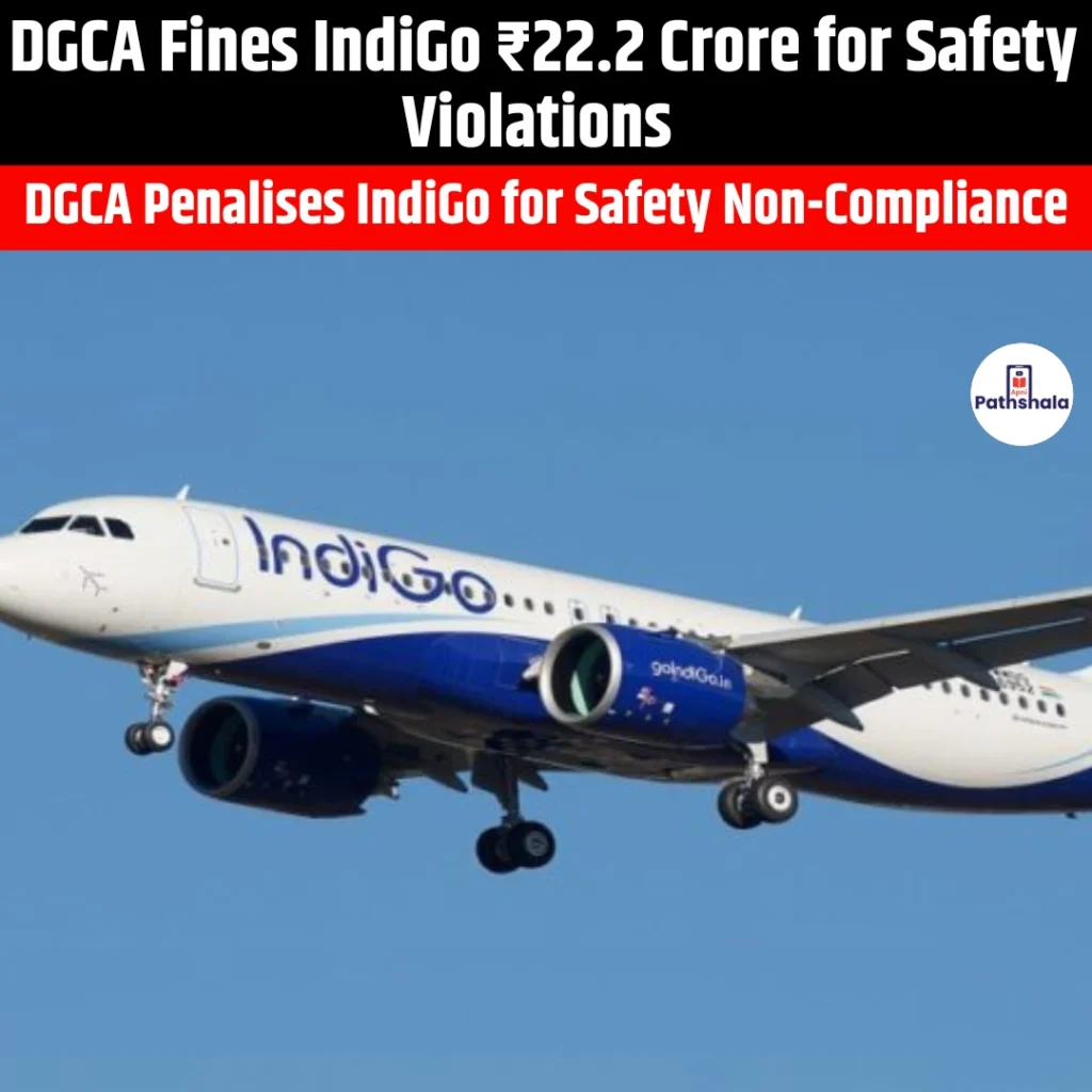 DGCA Fines IndiGo ₹22.2 Crore for Safety Violations