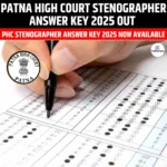 Patna High Court Stenographer Answer Key 2025 Out