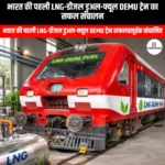 भारत की पहली LNG-डीजल डुअल-फ्यूल DEMU ट्रेन का सफल संचालन (India first LNG-Diesel dual-fuel DEMU train successfully operated) | Apni Pathshala