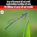 केरल में ड्रैगनफ्लाई की नई प्रजाति लाइरियोथेमिस केरलेंसिस की खोज (New dragonfly species Lyriothemis keralensis discovered in Kerala) | UPSC