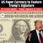 US Paper Currency to Feature Trump Signature