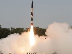 Short Range Ballistic Missile Agni-1