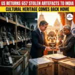 US Returns 657 Stolen Artefacts to India