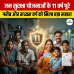 जन सुरक्षा योजनाओं के 11 वर्ष पूरे