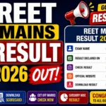 REET Mains Result 2026 Out