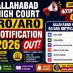 Allahabad High Court RO/ARO Notification 2026 Out
