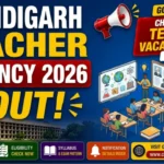 Chandigarh Teacher Vacancy 2026 Out