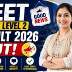 REET Mains Level 2 Result 2026