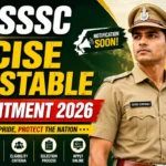 UPSSSC Excise Constable Recruitment 2026