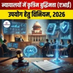 न्यायालयों में एआई उपयोग विनियम 2026 (Regulations on the Use of AI in Courts 2026)
