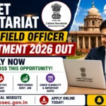 Cabinet Secretariat Senior Field Officer Recruitment 2026 Out