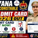 Haryana Police Constable PST Admit Card 2026 Out