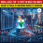 India Loses Top 10 Spot in MSCI EM Index