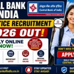 Central Bank of India Apprentice Recruitment 2026