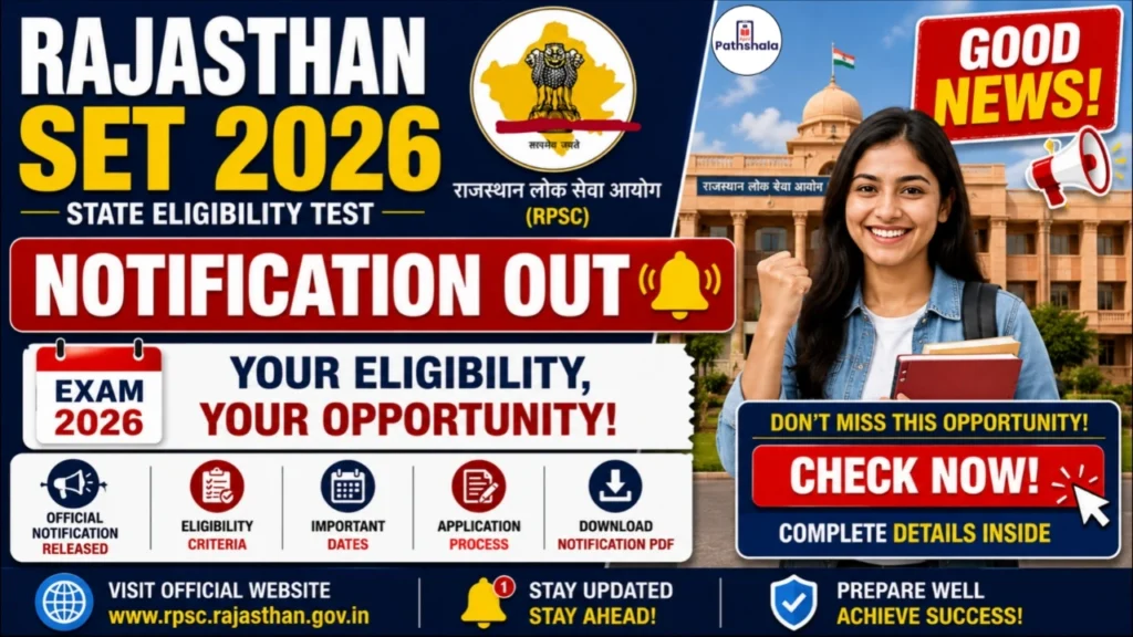 Rajasthan SET 2026