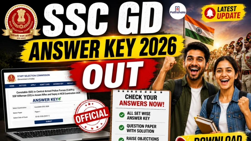 SSC GD Answer Key 2026 Out
