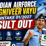 Air Force Agniveer Vayu Result 2027 Out