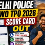 Delhi Police AWO TPO Score Card 2026 Out