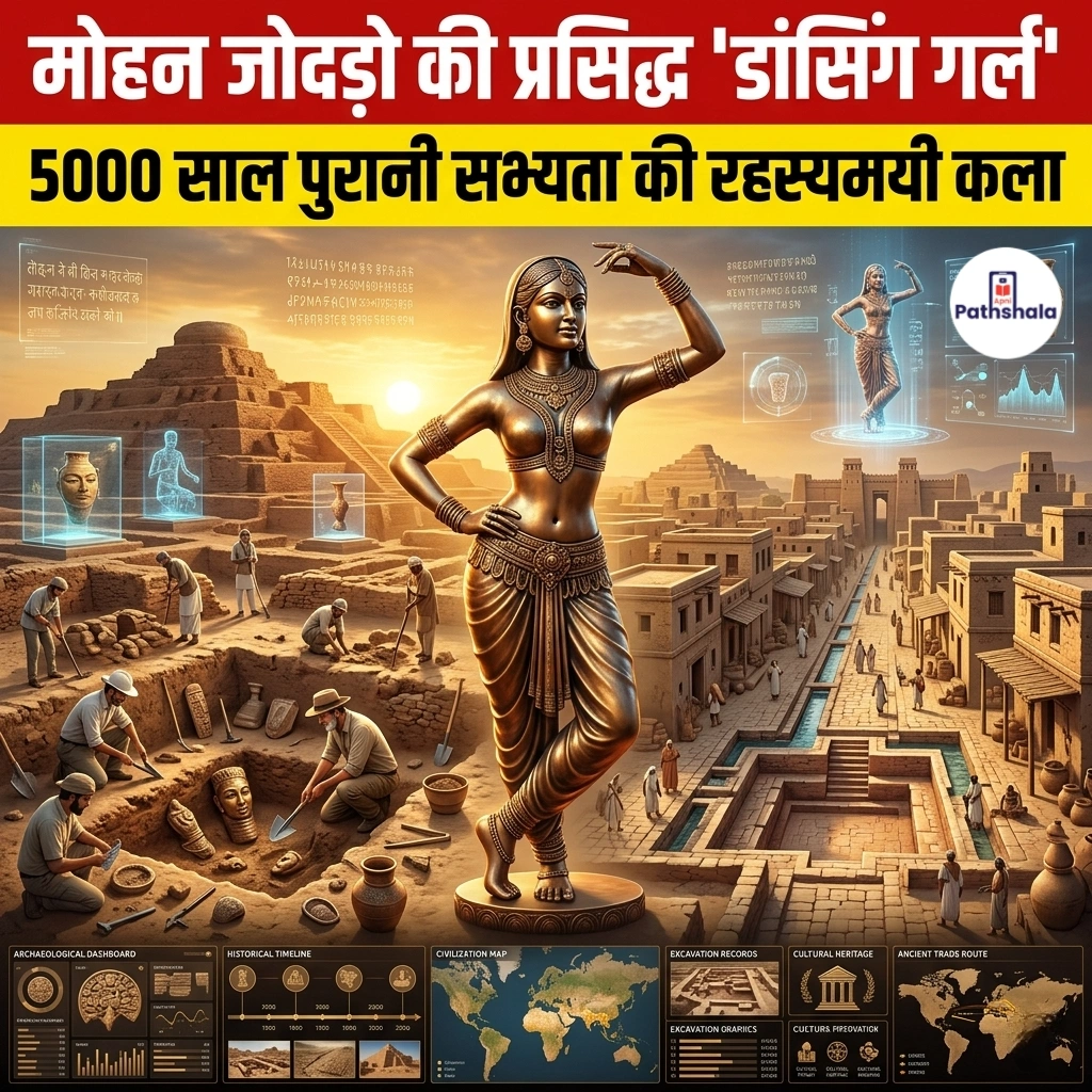 famous Dancing Girl of Mohenjo-daro