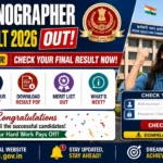 SSC Stenographer Final Result 2026 Out