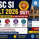 RPSC SI Result 2026 Out