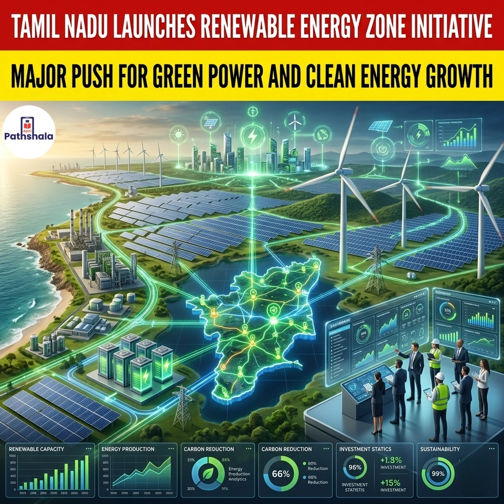 Tamilnadu Launches Renewable Energy Zone Initiative