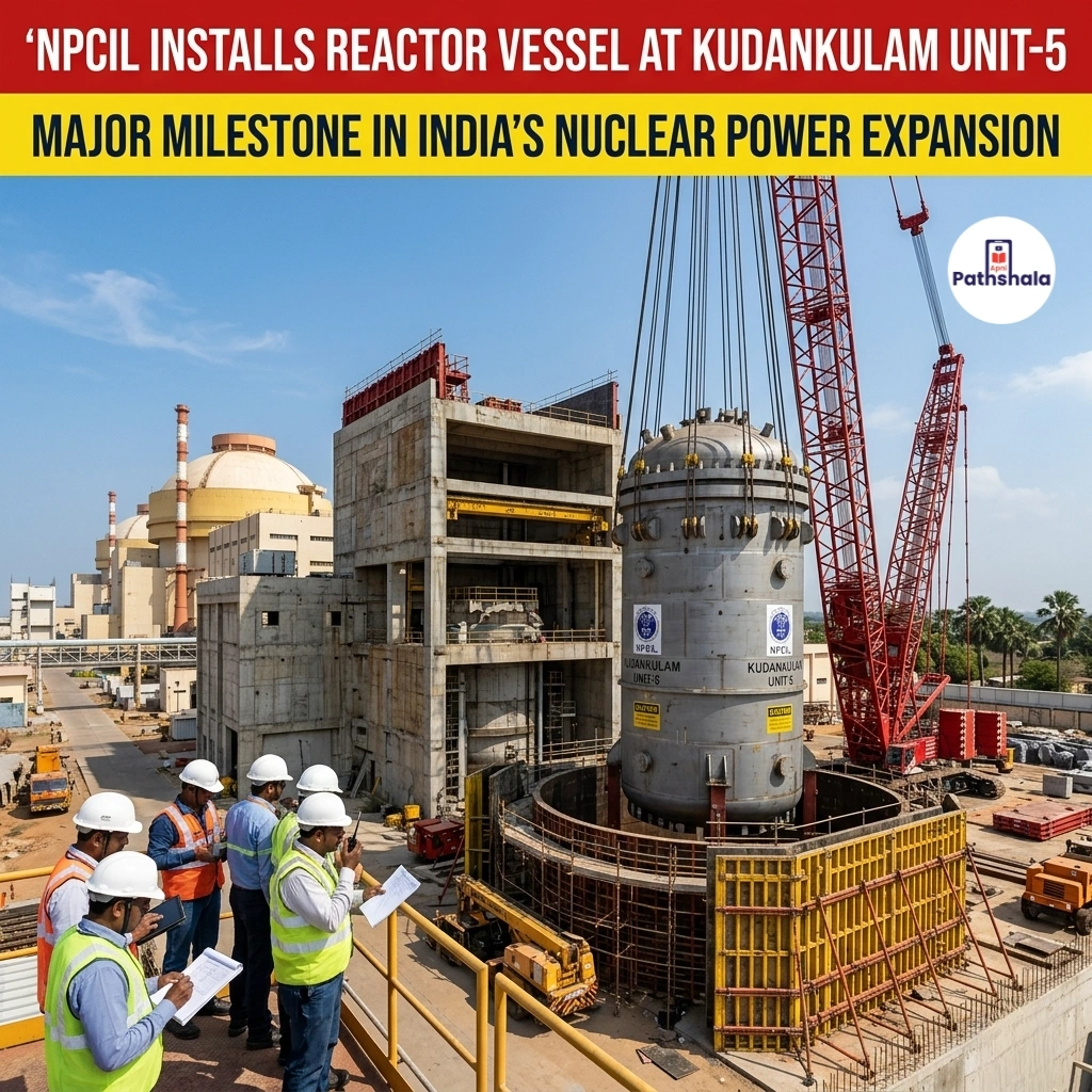 NPCIL Installs Reactor Vessel at Kudankulam Unit-5