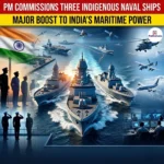 PM Modi Commissions Three Indigenous Naval Ships 