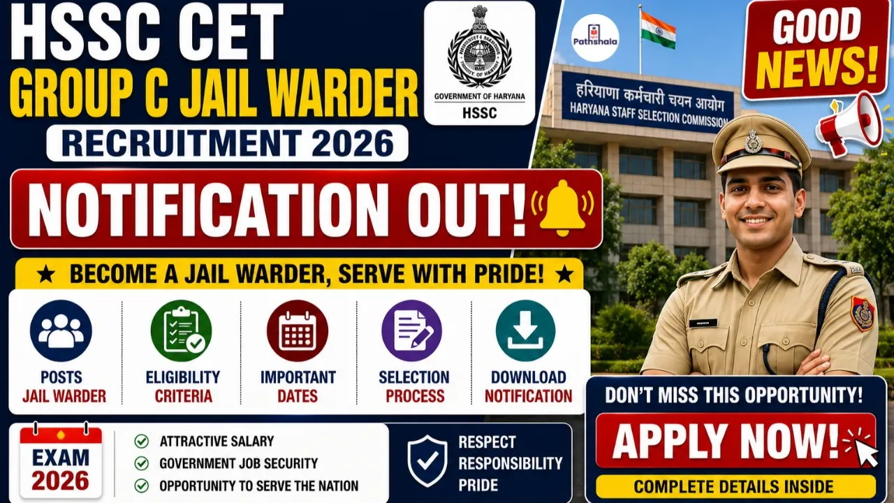 HSSC Jail Warder Recruitment 2026