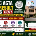UPSSSC AGTA Final Result 2026