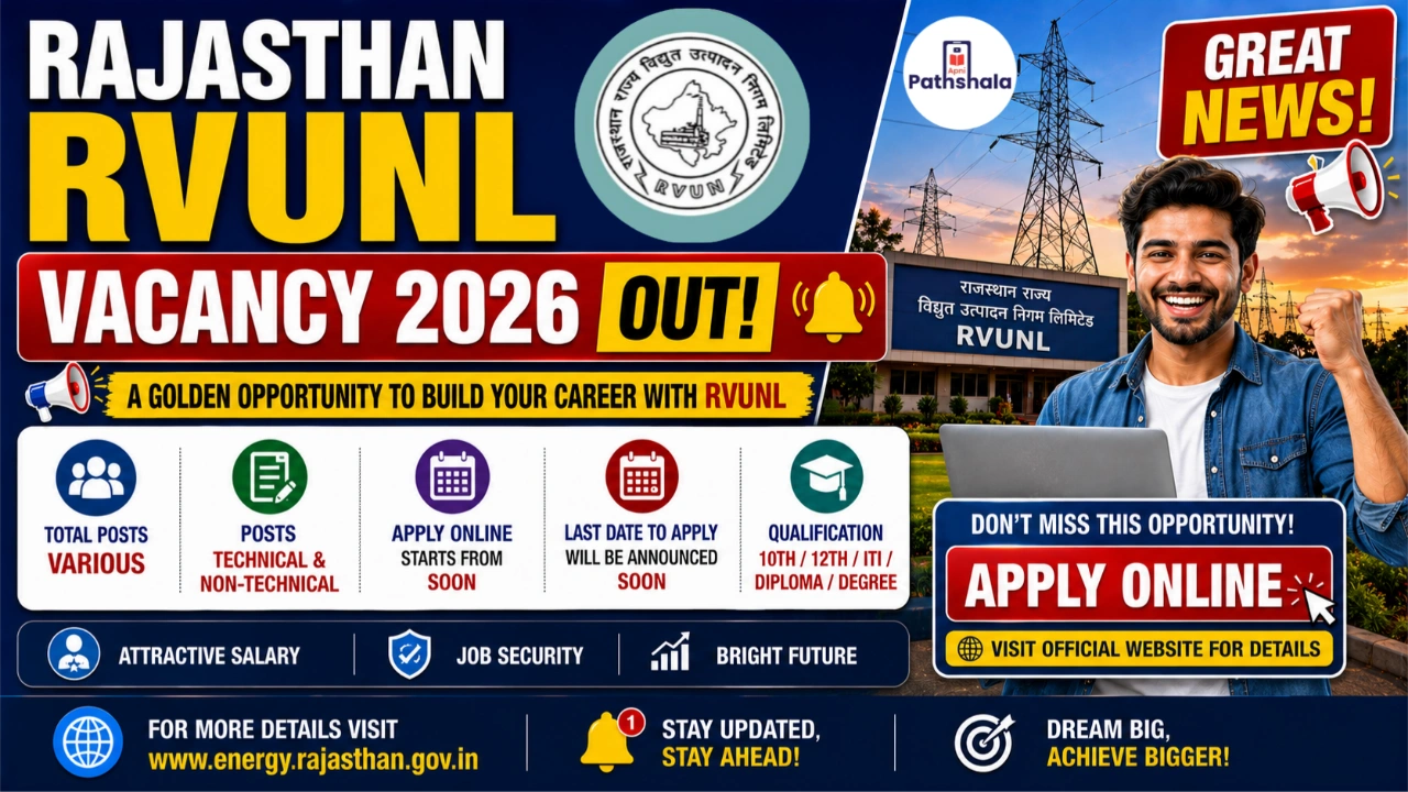 Rajasthan RVUNL Recruitment 2026