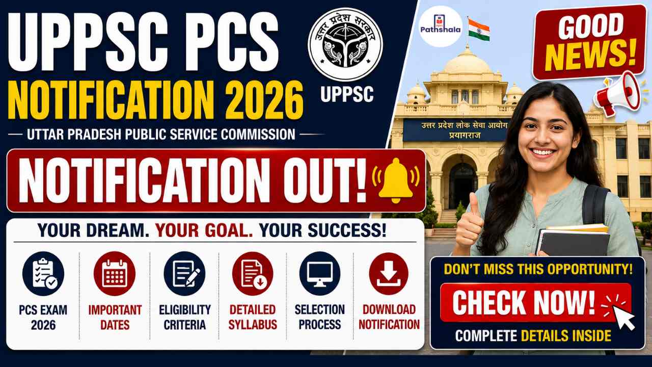 UPPSC PCS Notification 2026 Out