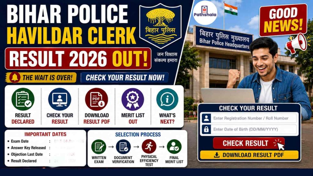 bihar police havildar clerk result 2026