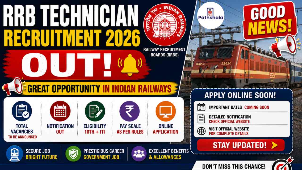RRB Technician Recruitment 2026