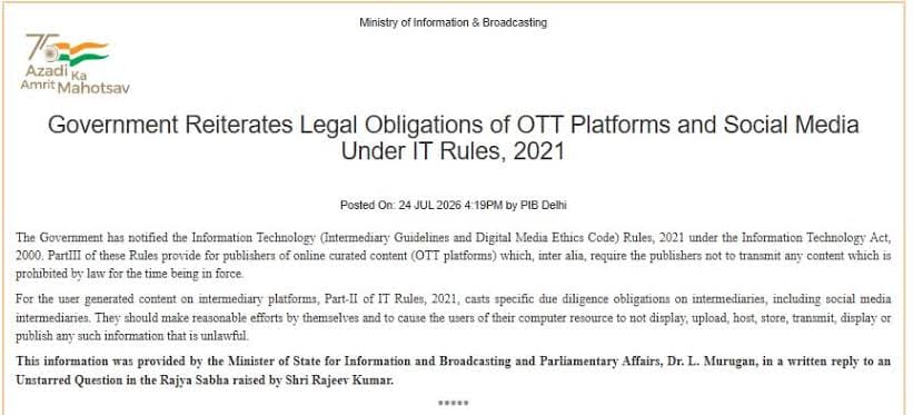 IT Rules 2021