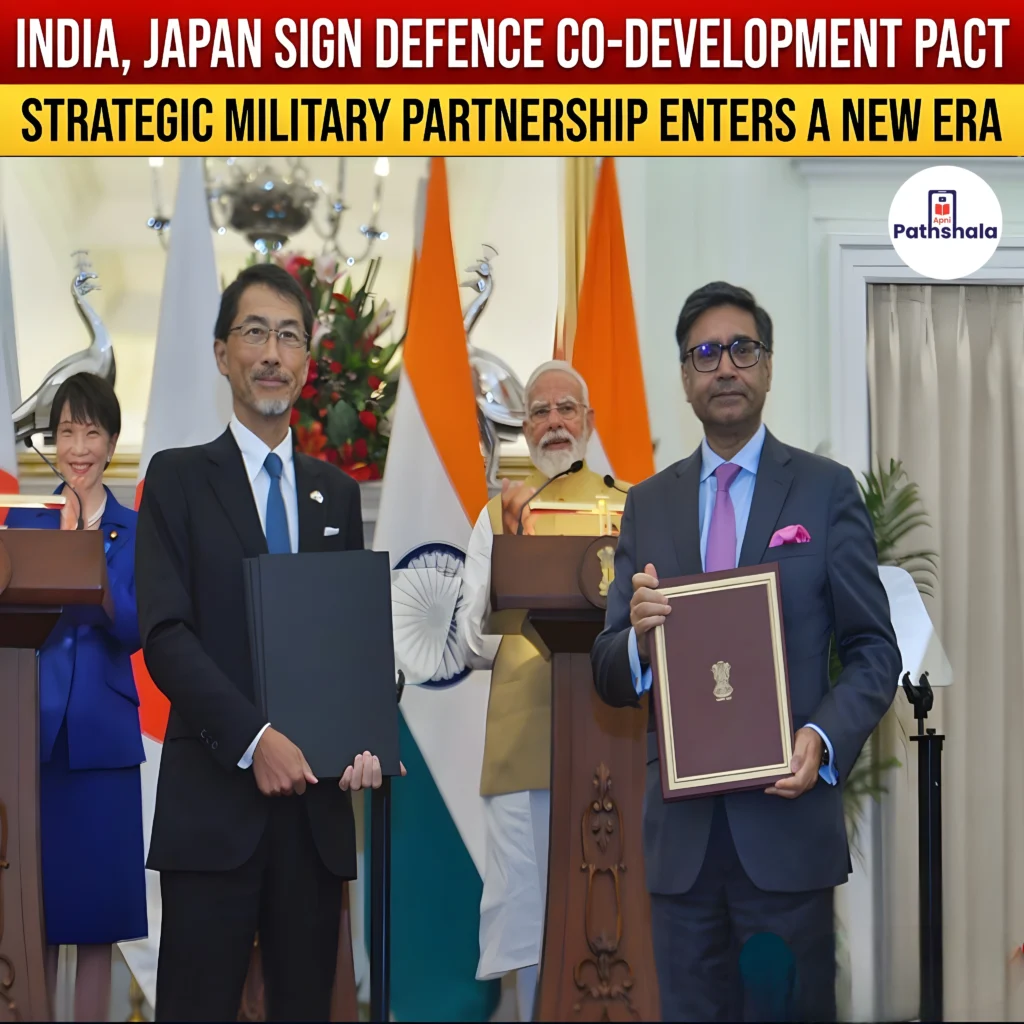 First-Ever India-Japan Defence Co-Development Pact