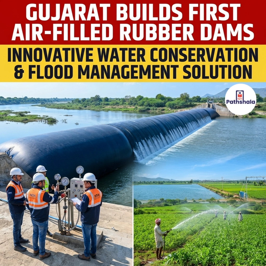 India's First Air-Filled Rubber Dams in Gujarat