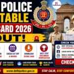 SSC Delhi Police Constable Scorecard 2026 Out 