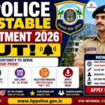 HP Police Constable Recruitment 2026 Out 